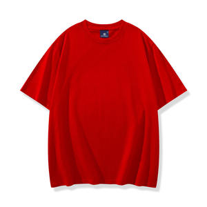 T-shirt oversize à manches courtes en coton 100% 240GSM, poids lourd, logo imprimé personnalisé, t-shirt uni grande taille pour homme - Product Image 6