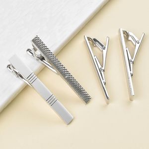 Clips de Corbata Personalizados en Oro, Plata y Níquel Negro con Logotipo Láser 2D, Elegantes Barras de Corbata Metálicas para Hombre - Product Image 4