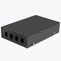 Panel Patch Fiber Optik Tipe Desktop SC LC FC ST 2 4 8 12 Port untuk Penggunaan FTTX AnHui China