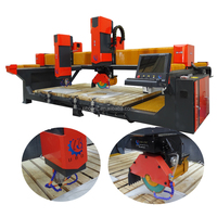 Máquina Automática de Corte de Granito y Mármol, Router CNC de Doble Cabezal para Cortar Agujeros en Encimeras y Fregaderos, Pulido de Bordes, Maquinaria para Piedra