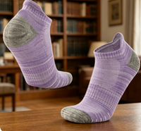 Chaussettes de yoga invisibles à haute élasticité Betop 144N de qualité professionnelle pour femmes - Chaussettes légères pour la gym, l'exercice et le Pilates, résistantes aux odeurs