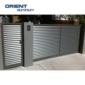 Latest Modern House Main Gate Wall Designs / Swing Aluminium Main Gate Designs