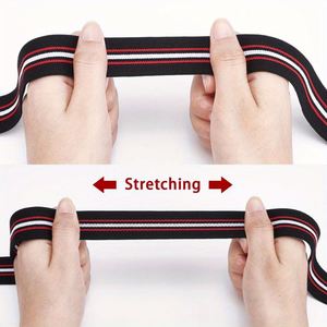 Bande élastique en nylon YuSen de 25 mm avec bande réfléchissante, couleur et taille personnalisées, pour bande de ceinture, bande de maillot de bain, utilisation vestimentaire - Product Image 2