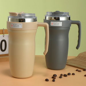 BPA Free Stainless Steel Coffee <b>Mug</b> with Lid and Straw for Daily Commute and Outdoor - Product Image 4
