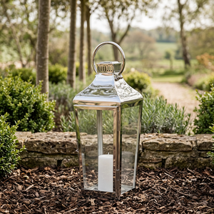 New Arrival Stainless Steel Metal Modern Art Unique Lead Free Durable Handmade Candle Lantern for Home <b>Garden</b> Porch Patio - Product Image 1