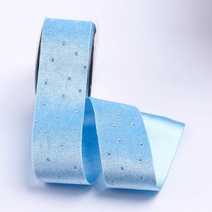 Pita Natal Berhiaskan Permata Cermin Rhinestone Berpita Kawat 1 inci * 100 Yard Gulungan Pita Beludru untuk Dekorasi Hadiah - Product Image 4