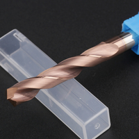 Forets et fraises en alliage de tungstène-cobalt Lucas Tools avec revêtement AlTiN HRC55, 2 cannelures, personnalisables ODM/OEM pour machines CNC