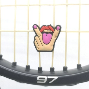 Amortisseur de raquette de tennis, dessin <span class=keywords><strong>animé</strong></span>, animal, fantôme, citrouille, <span class=keywords><strong>café</strong></span>, Noël, Halloween, éléments d'amortissement - Product Image 6