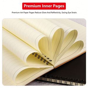 Custom Spiral Binding Notebook Office Minimalist Kraft Paper <b>Notepad</b> College Ruled <b>A5</b> Notebooks Journal for School - Product Image 5