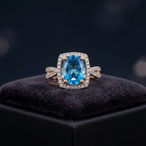 Bague pour femme en or 18 carats raffiné, avec un design élégant et magnifique, accessoire de mode élégant, idéal pour les cadeaux d'anniversaire - Product Image 1