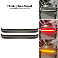 Feu arrière LED pour sacoche de moto, clignotant et feu stop pour Harley Touring Road King Street Electra Glide 08-13