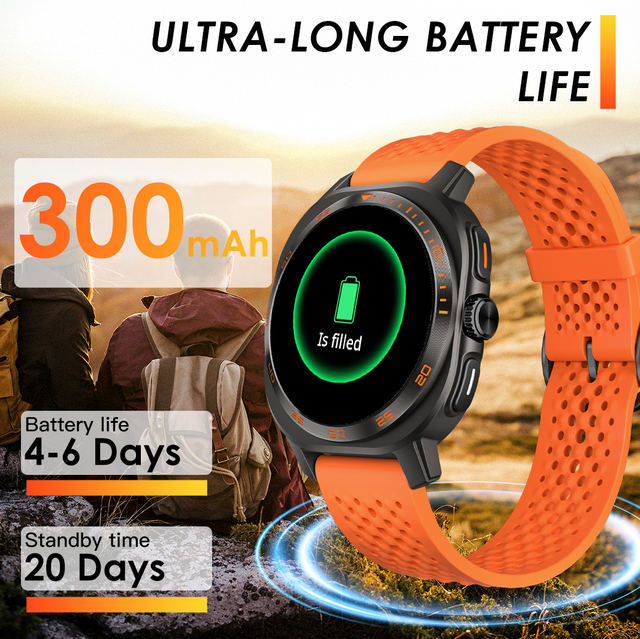 AMOLED Pantalla Tactil 1.43 Pulgadas Reloj Inteligente Para Mujeres Hombres 3ATM Impermeable Monitoreo De Salud AI Smartwatch