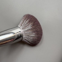 Ensemble de 9 pinceaux de maquillage pour le visage et les lèvres avec manche en bois long et poils synthétiques, logo personnalisé, étiquette privée, pinceaux cosmétiques