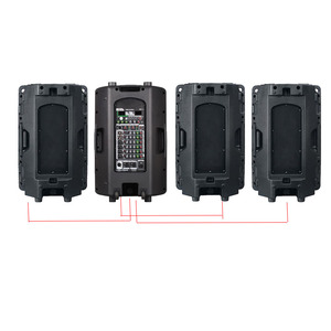 MS5484 15inch 400W 16 DSP effecttor partybox Portable speaker with MP3 <b>Bluetooth</b> for outdoor party wedding - Product Image 4