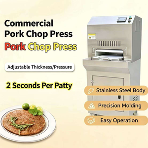 Máquina Comercial Semiautomática para Prensar Chuletas de Cerdo y Moldear Pastelillos, Equipo para Rebanar Carne Fresca y Moldear Chuletas de Pollo Frito - Product Image 5