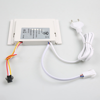 SHINECHIP TSP-002D 110V-240V Contrôleur tactile capacitif intelligent trois couleurs + LED pour miroir, avec fonctions de gradation et anti-buée, capteur tactile