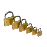Laiton satiné petit carré cuivre sécurité électrique antivol serrure universelle ménage cadenas avec plusieurs spécifications