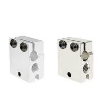 Tête d'extrusion E3D V6 Volcano Pt100 en alliage d'aluminium et cuivre, accessoires pour imprimante 3D
