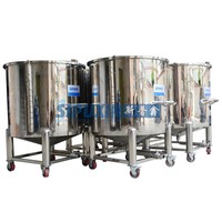Réservoir de stockage d'hydrogène liquide en acier inoxydable de 200 litres et produit chaud de stockage d'eau avec moteur à vendre