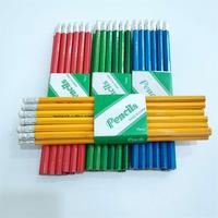 Crayons HB couleur personnalisés échantillon gratuit Penceil standard avec dureté au plomb souple