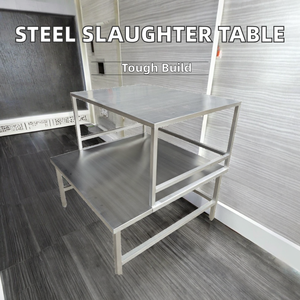 Table de travail en acier inoxydable pour l'opération d'abattage de poulet pour l'utilisation d'hôtel - Product Image 3