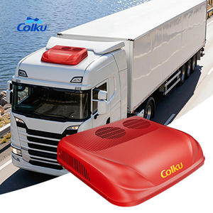 Système de climatisation à double ventilateur à onduleur pour camping-car, climatiseur 24V DC pour toit, unité de climatisation de stationnement pour camion, camping-car, caravane - Product Image 1