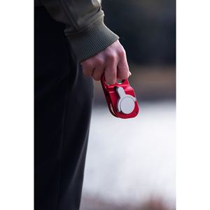 Carrete de Pesca Metálico Portátil de Alto Rendimiento, Color Rojo, con Engranajes de Acero Inoxidable para Peces Grandes - Product Image 1