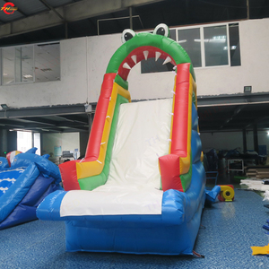 Cao cấp cá mập cá heo <span class=keywords><strong>Inflatable</strong></span> Bouncer trượt cho hồ bơi nước với miễn phí doortodoor vận chuyển - Product Image 1