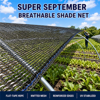 Filet d'ombrage en HDPE tricoté warp, résistant aux UV (30%-90%), pour serres agricoles, protection des cultures en pépinière, rouleau de toile d'ombrage solaire