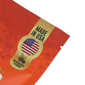 Sacs en plastique d'emballage alimentaire sec avec fenêtre Pochette debout avec impression personnalisée en gros - Product Image 3