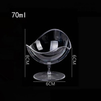 Bedrijf Verkoopt Bekers Mousse Pudding Bekers Dessert Kleine Wijnbeker Met Hard Plastic Wegwerp Transparant Voor Champagne Cocktail