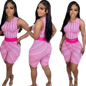 D2411 para <span class=keywords><strong>Amazon</strong></span>, traje <span class=keywords><strong>de</strong></span> chaleco deportivo informal <span class=keywords><strong>de</strong></span> dos piezas <span class=keywords><strong>de</strong></span> verano para mujeres europeas y americanas <span class=keywords><strong>en</strong></span> EBay, estampado <span class=keywords><strong>de</strong></span> posicionamiento <span class=keywords><strong>de</strong></span> longitud corta - Product Image 3