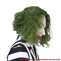 Nouveau Batmans Jack Masque Joker Masque Halloween Clown Masques Vert Cheveux Latex Couvre-chef Jeu De Rôle Effrayant Horreur Jouet Festival Décoration