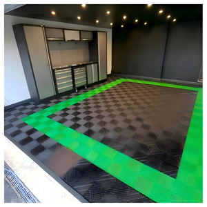 Dalles de sol modulaires en plastique PP recyclables de haute qualité pour garage, avec grille de drainage, idéales pour les ateliers de detailing – Conception gratuite - Product Image 5