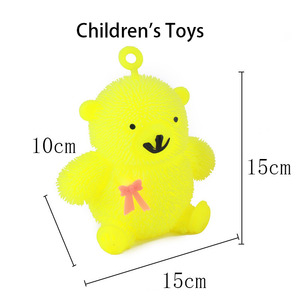 Kawaii Gấu SQUISHY căng thẳng cứu trợ Toy-mềm mờ bóng sang trọng với hiệu ứng ánh sáng cho sự lo lắng cứu trợ & cảm giác chơi cho người lớn - Product Image 3