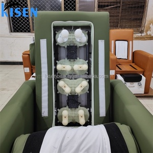 Kisen Modern Pedicure Chair Nail Bed Electric Recline Automatic Massage with Colorful Surf Pump Salon Customized Furniture - Product Image 5