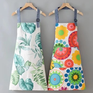 Oem ODM thoải mái chất lượng tốt in kỹ thuật số Hot Bán hộ gia đình vải nấu ăn tạp dề cho người lớn với túi - Product Image 2