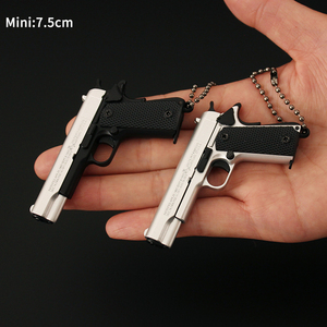 Porte-clés pistolet Colt 1911, jouet pour enfants, armes en métal, porte-clés en métal avec balle en métal - Product Image 2