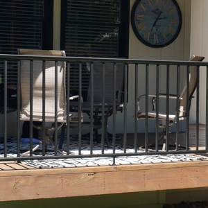 אלומיניום ברזל פלדה מגולוונת מעקה עיצובים מעקות מדרגות פנימיות, מערכת עיצוב מעקה מדרגות אלומיניום מודרנית - Product Image 6