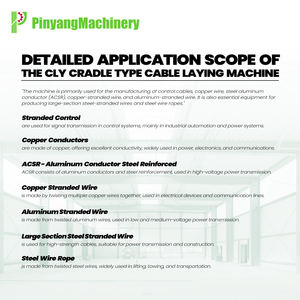 Machine de <span class=keywords><strong>pose</strong></span> de câbles Pinyang, machine à tresser, équipement haute vitesse, machine d'armage, ligne de fabrication de câbles pour fils de cuivre - Product Image 4