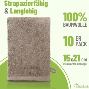 Gants de bain personnalisés NatureMark - Product Image 3