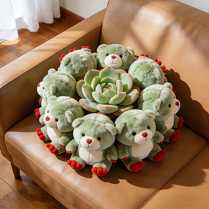 Juguetes <span class=keywords><strong>de</strong></span> Peluche <span class=keywords><strong>de</strong></span> <span class=keywords><strong>Cactus</strong></span> Suaves y Esponjosos Personalizados, Animales <span class=keywords><strong>de</strong></span> Peluche con Suculentas para Niños, para Jugar y Decorar el Dormitorio - Product Image 1