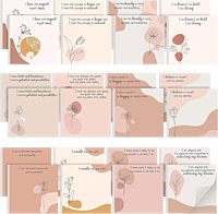 Notes autocollantes d'affirmation positive santé mentale blocs-notes auto-adhésifs blocs-notes inspirants pour enseignant infirmière collègue