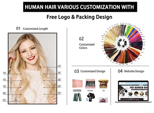Extensiones de Cabello con Clip, Hechas a Máquina, Cabello Rubio Natural, Una Sola Pieza, Invisibles, con Hilo, Extensiones de Cabello Natural - Product Image 4