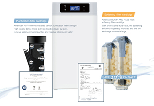 Armario bonito, pero gran capacidad de flujo, 1500 litros por hora, suavizante de agua automático - Product Image 2