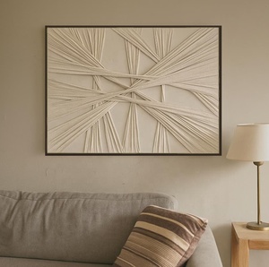 <span class=keywords><strong>Peinture</strong></span> à l'huile abstraite 3D en relief, purement peinte à la main, sur toile, pour salon/salle à manger, fond de canapé, luxe haut de gamme RH - Product Image 3