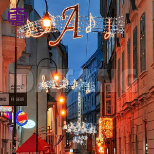 Meilleurs fournisseurs de lumières LED 3D à motif, étanches IP65, pour décorations de Noël extérieures suspendues sur les rues - Product Image 2