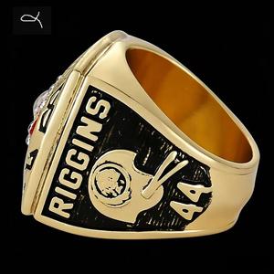 Anello Personalizzabile all'Ingrosso dei Washington Redskins Campioni del 1982, Placcato Argento 925, Stile Hip-Hop e Rock, con Cristalli e Strass - Product Image 4