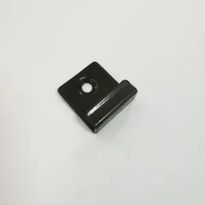Fixation métallique noire WPC, 4 pièces, Clips et vis en acier inoxydable, accessoires de pont WPC