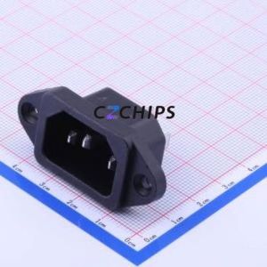 S-03-11-1 AC Power Connector Through hole Component (THT) Connector IEC 320-C14 1 3 Panel Mount - Product Image 1